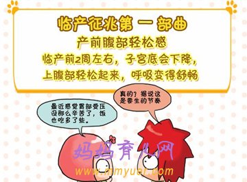 要生了？图解真正的临产征兆