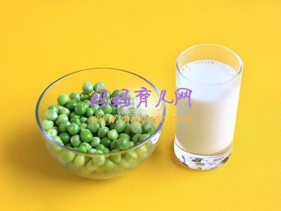 宝宝补钙食谱——青豆泥的做法