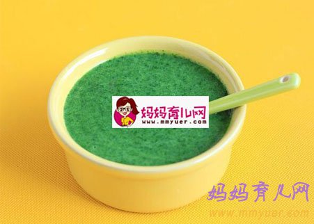 一岁一岁半宝宝食谱 碧菠浓汤的做法步骤（附图）