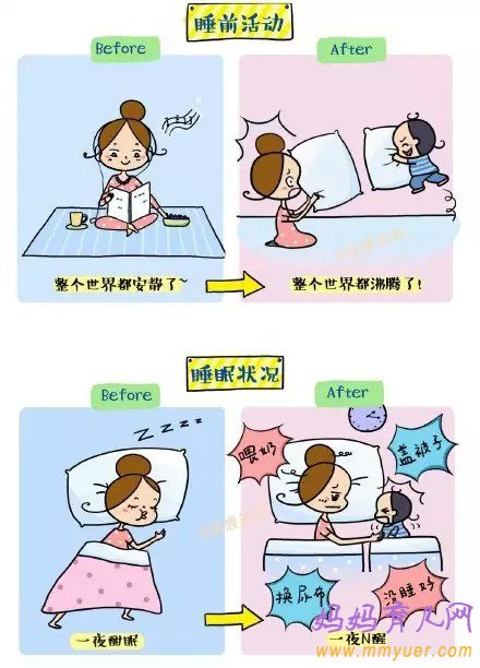 女人当妈后翻天覆地的变化 条条都中招（漫画）