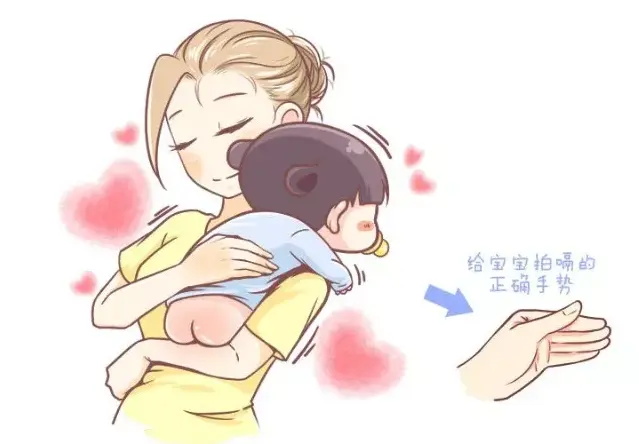 教你如何给宝宝拍嗝，新生儿快速拍嗝技巧